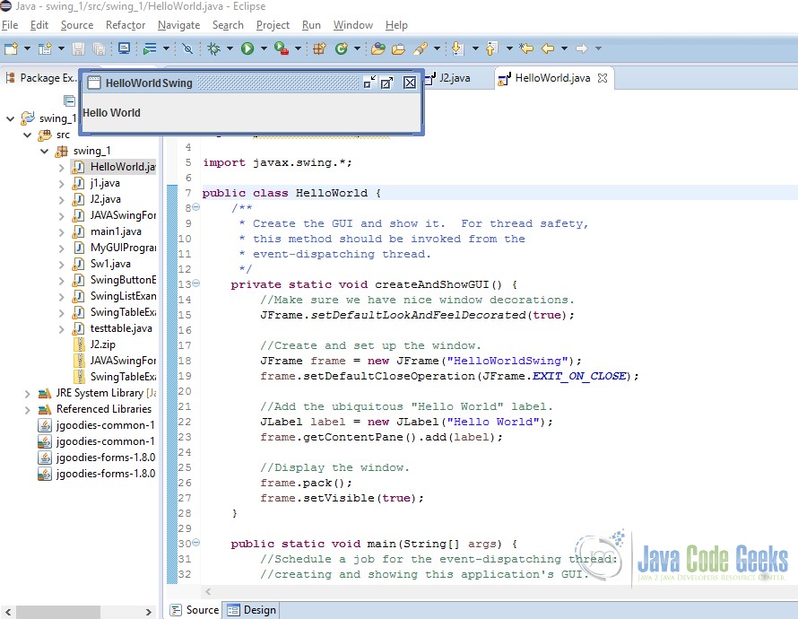 java web application example source code