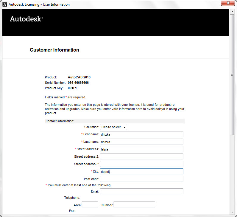Free autocad 2011 activation code